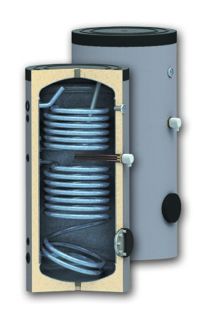 Бак косвенного нагрева SUNSYSTEM SON 200, с двумя теплообменниками, с возможностью установки ТЭНа. 