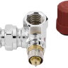 Трёхосевой клапан RA-NCX 15 для подключения слева, хромированный - Трёхосевой клапан RA-NCX 15 для подключения слева, хромированный